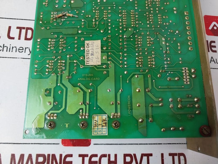 Powercon D19-205 Analog Control Module