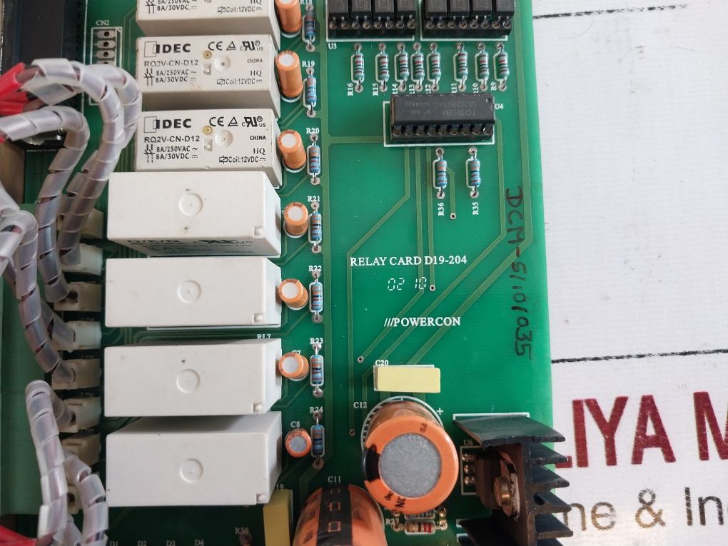Powercon Relay Card D19-204 Digital Output Module