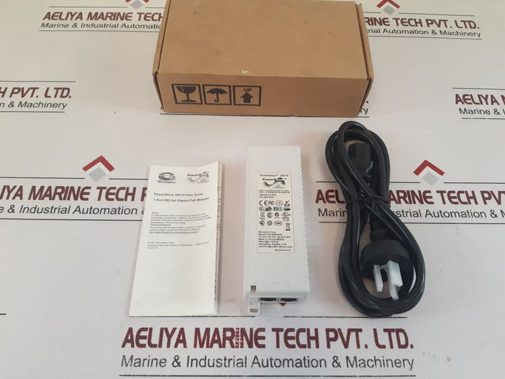 PowerdsineMicrosemi Pd-3501GAc 1-port Power Over Ethernet (Poe) Injector