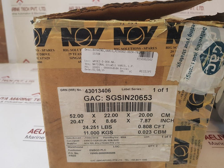 Powerohm Resistors Hcp2228 Varco Bushing 1000A