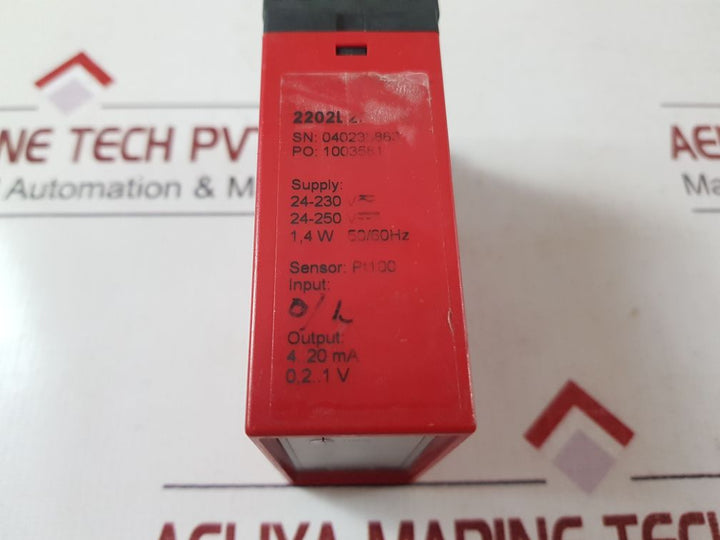 Pr electronics 2202 r/i transmitter