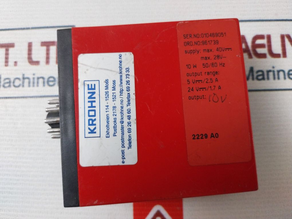 Pr Electronics 2229 Switchmode Voltage Regulator 10W 50/60Hz