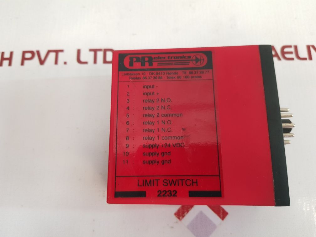 Pr Electronics 2232 Limit Switch 24 Vdc