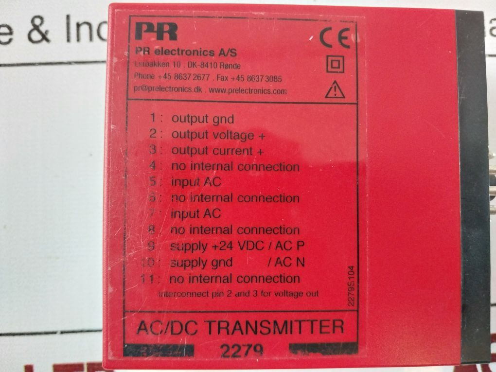 Pr 2279 Ac/Dc Transmitter 2279S104