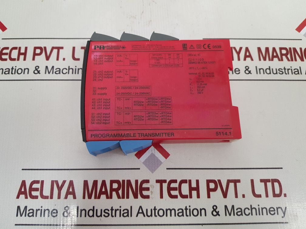 Pr Electronics 5114B Programmable Transmitter 5114B