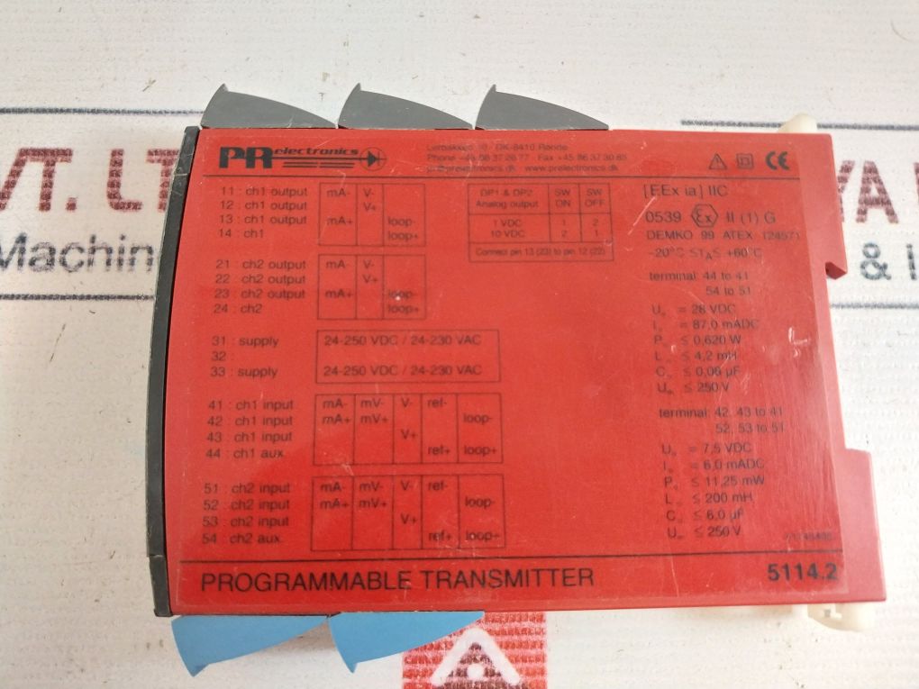 Pr 5114B2B Programmable Transmitter 3W 50/60Hz
