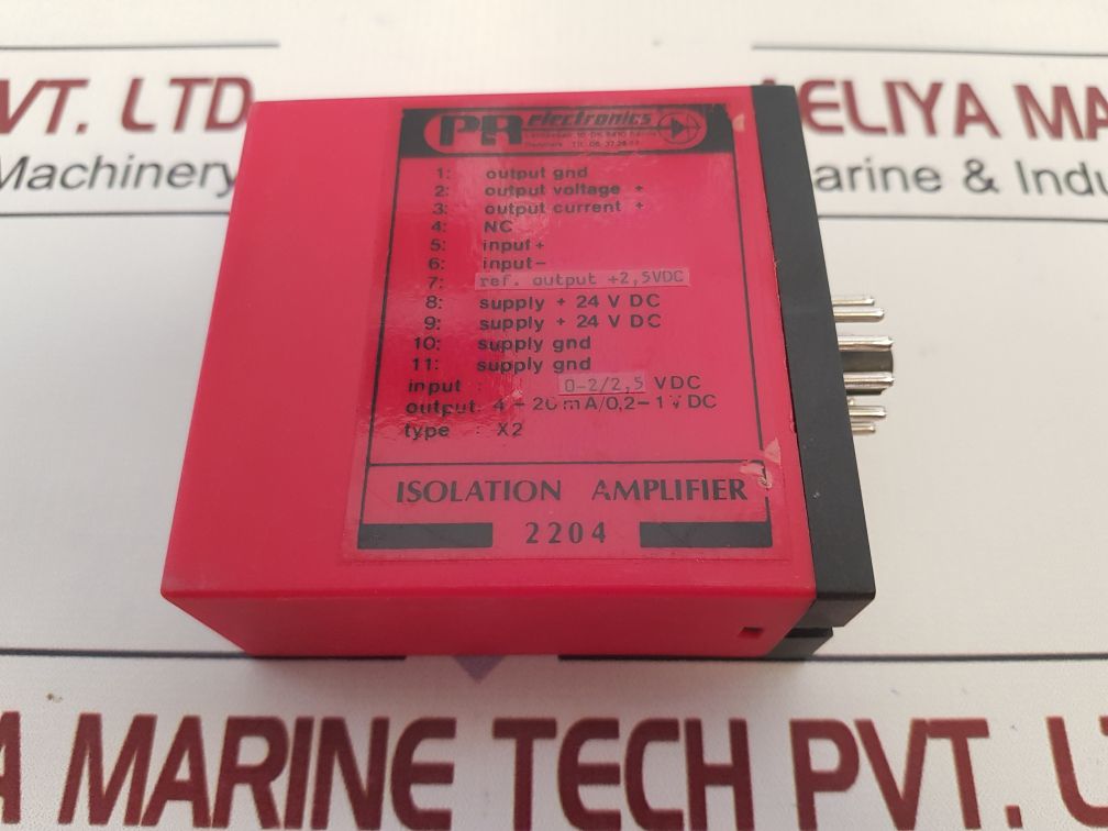 Pr Electronics 2204 Isolation Amplifier 24V Dc
