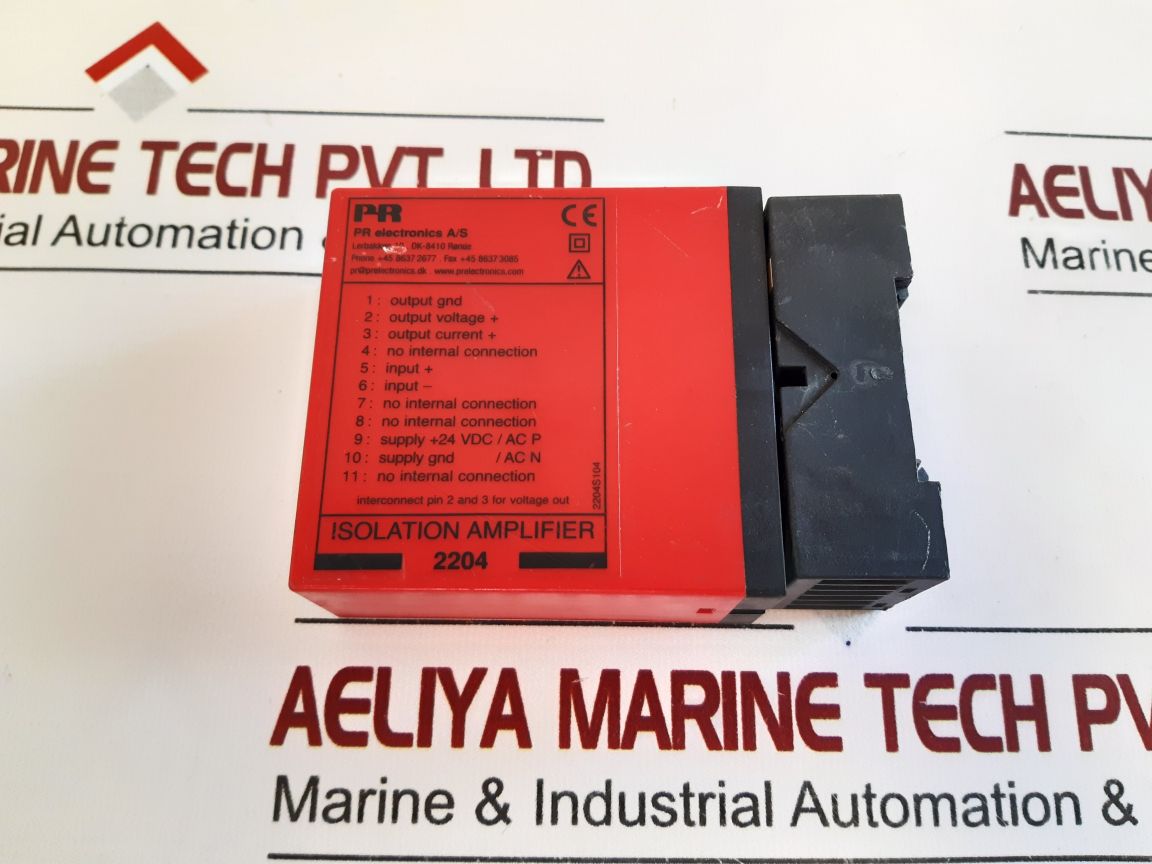 Pr Electronics 2204B1D Isolation Amplifier With Base
