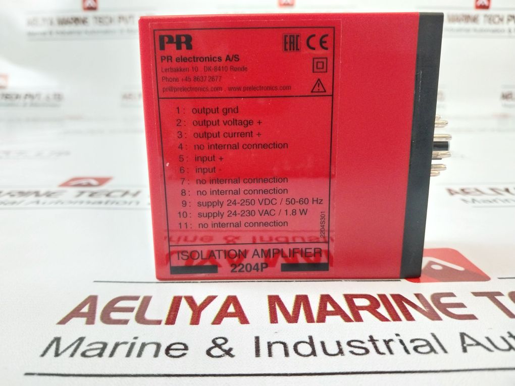 Pr Electronics 2204 Isolation Amplifier 2204B2P