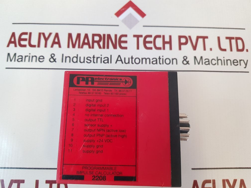 Pr Electronics 2208 Bc1D Programmable Pulse/Impulse Calculator