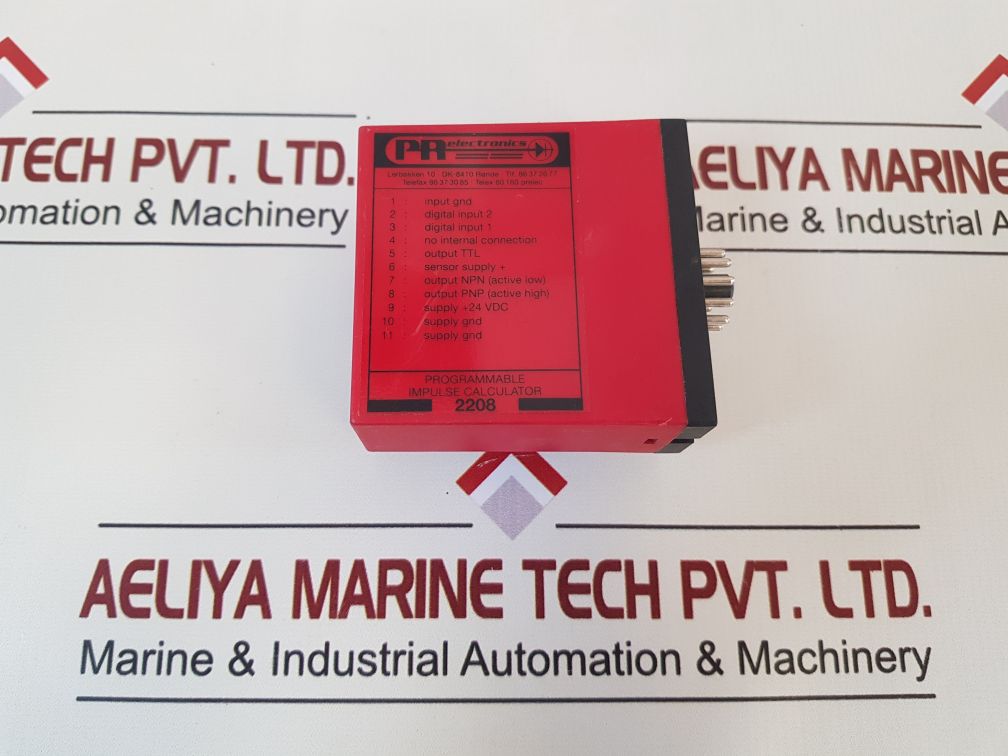 Pr Electronics 2208 Bc1D Programmable Pulse/Impulse Calculator