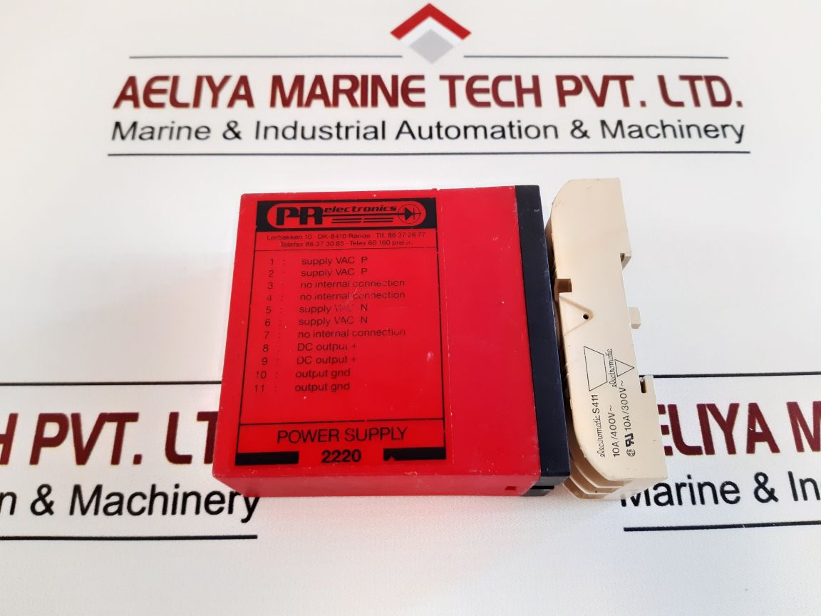 Pr Electronics 2220 B1 Power Supply With Base