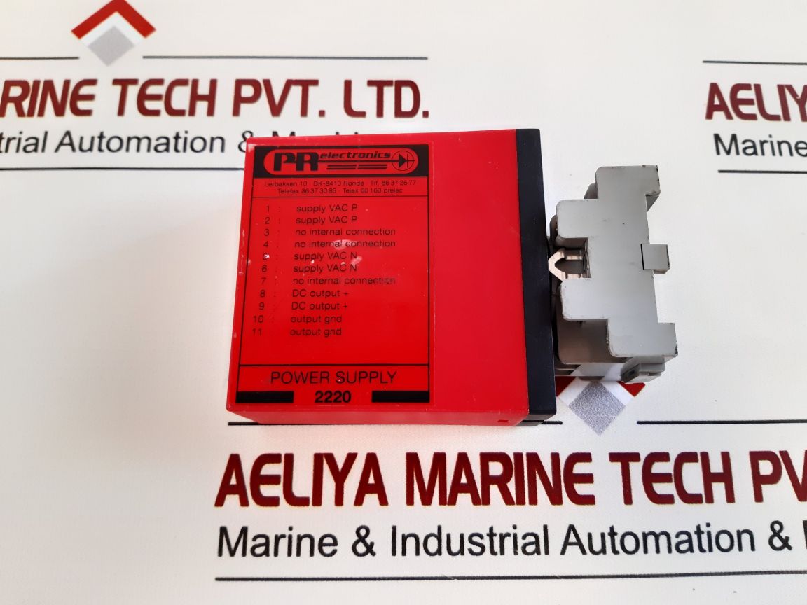 Pr Electronics 2220 Power Supply With Base 2220 B1