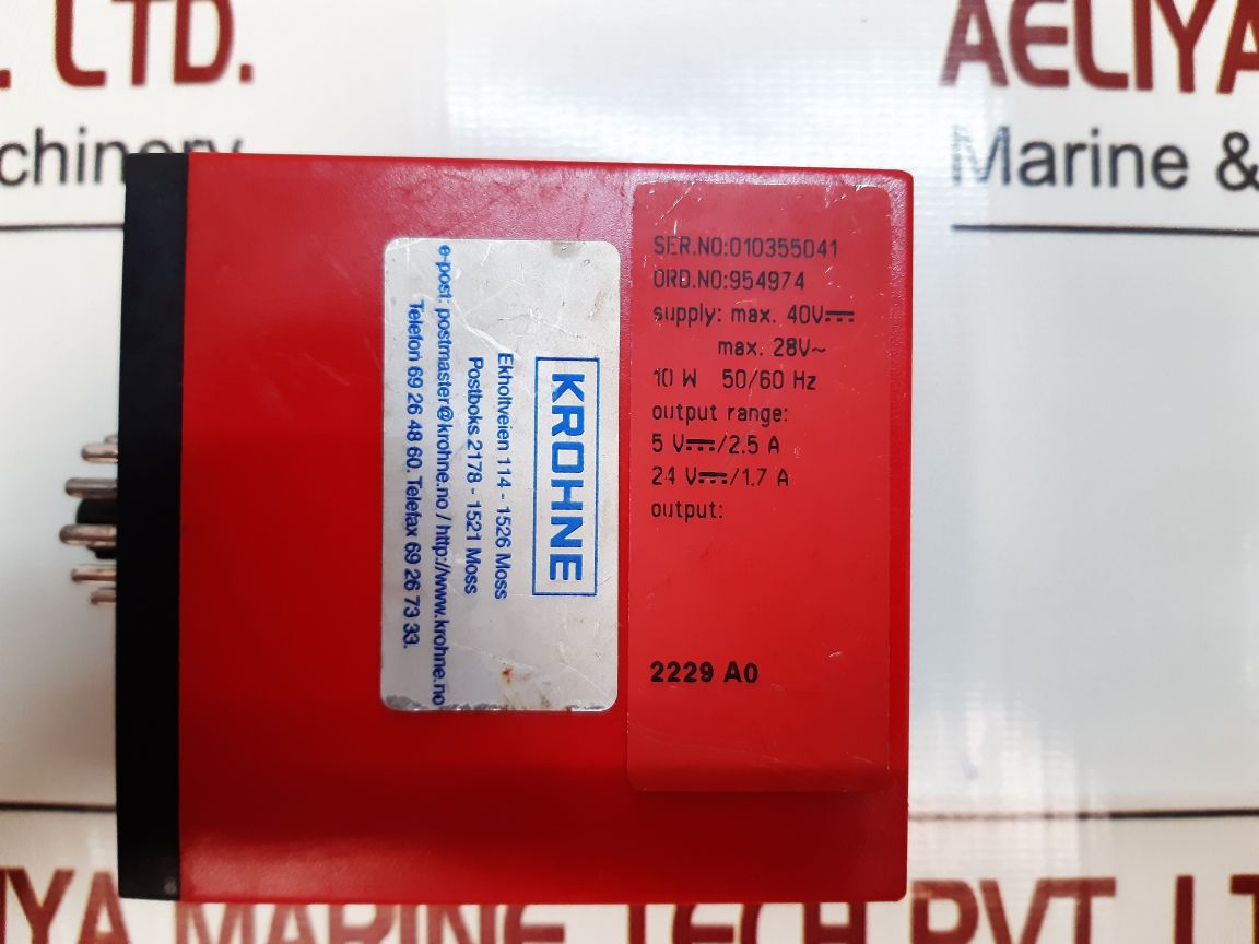 Pr Electronics 2229 Switchmode Voltage Regulator 2229A0