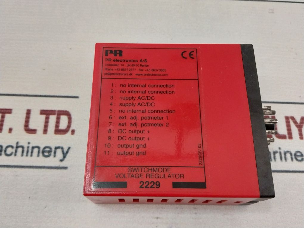 Pr Electronics 2229A1 Switchmode Voltage Regulator