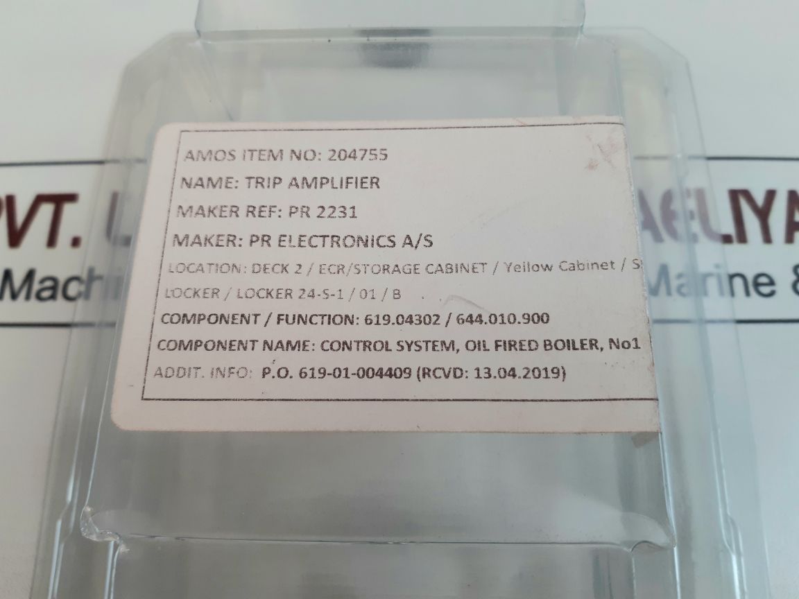 Pr Electronics 2231 Trip Amplifier 2231P Free Shipping
