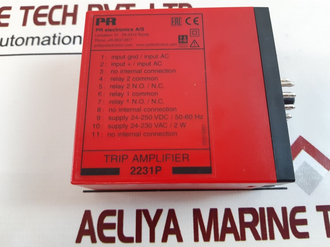 Pr Electronics 2231 Trip Amplifier 2231P Free Shipping
