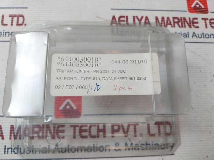 Pr Electronics 2231P Trip Amplifier 24-250 V