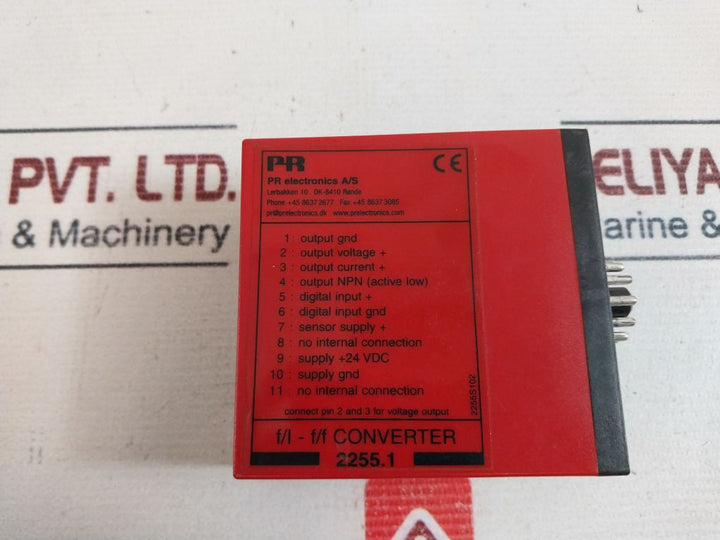Pr Electronics 2255 F/I-f/F Converter