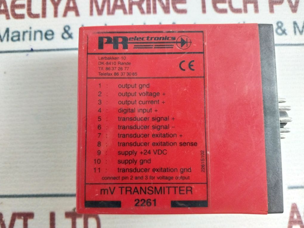 Pr Electronics 2261 Mv Transmitter 24V