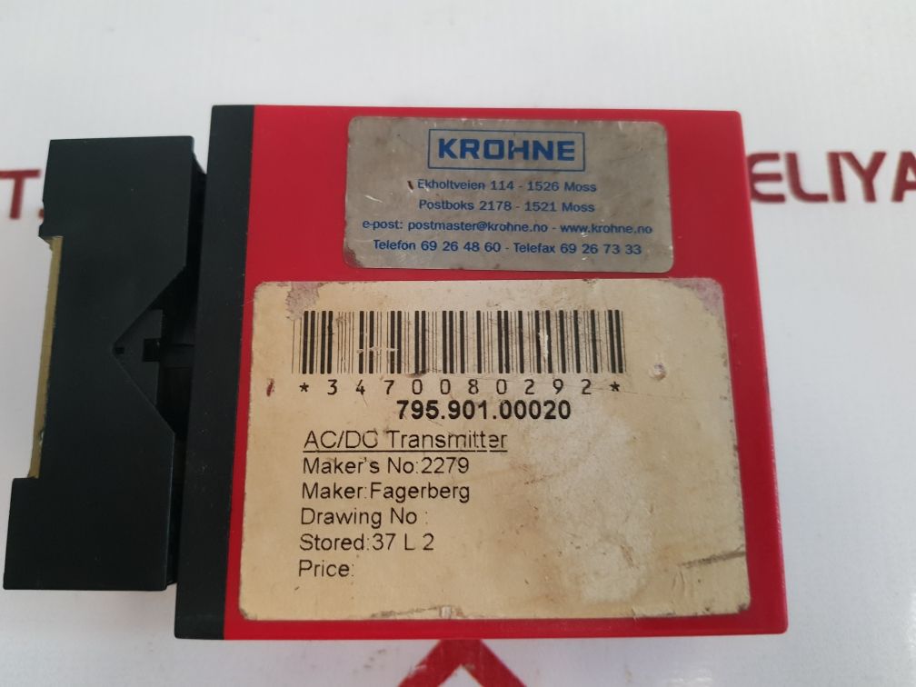 Pr Electronics 2279 Ac/Dc Transmitter 2279_D