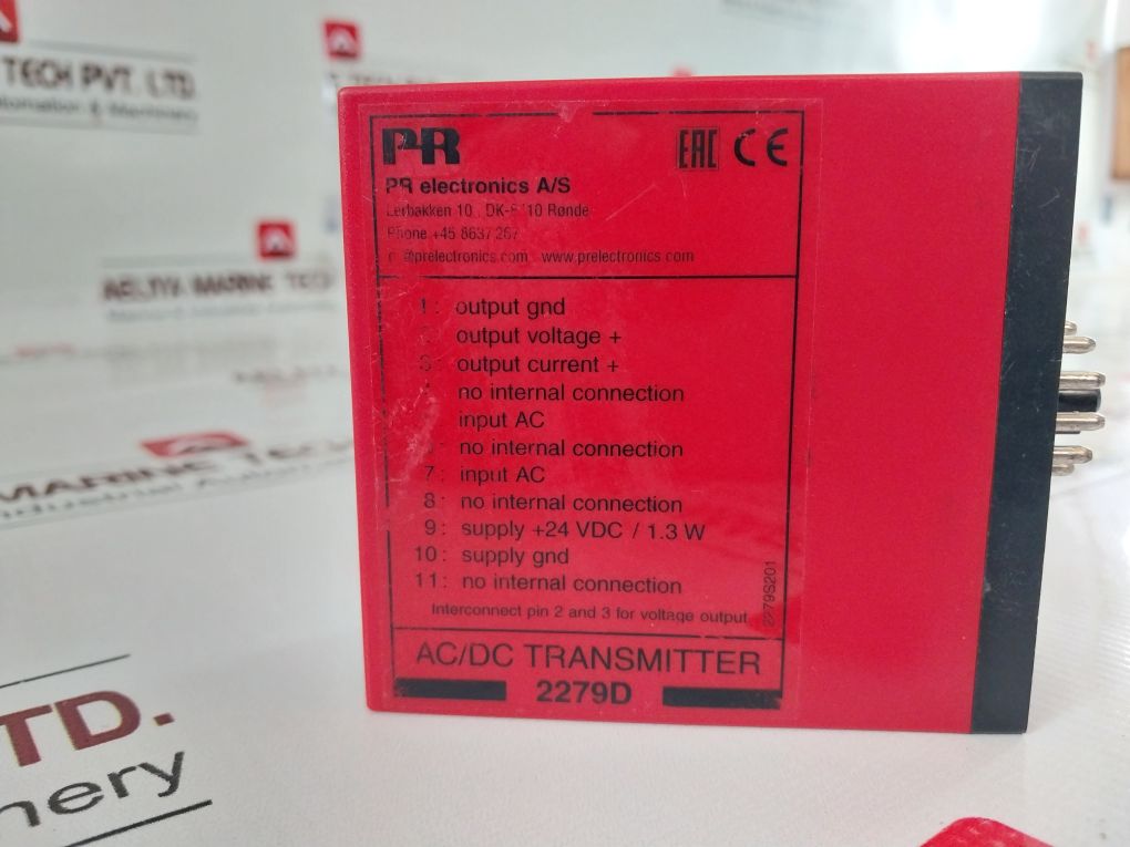 Pr Electronics 2279 Ac/Dc Transmitter 2279S201