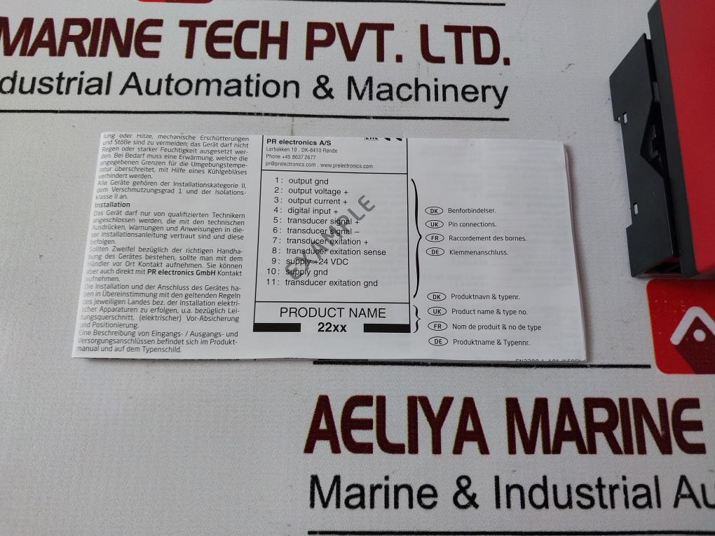 Pr Electronics 2279 Ac/Dc Transmitter With Base