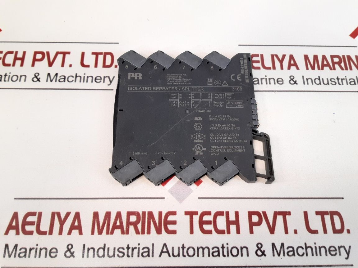 Pr Electronics 3108 Isolated Repeater  Splitter 3108 -s103