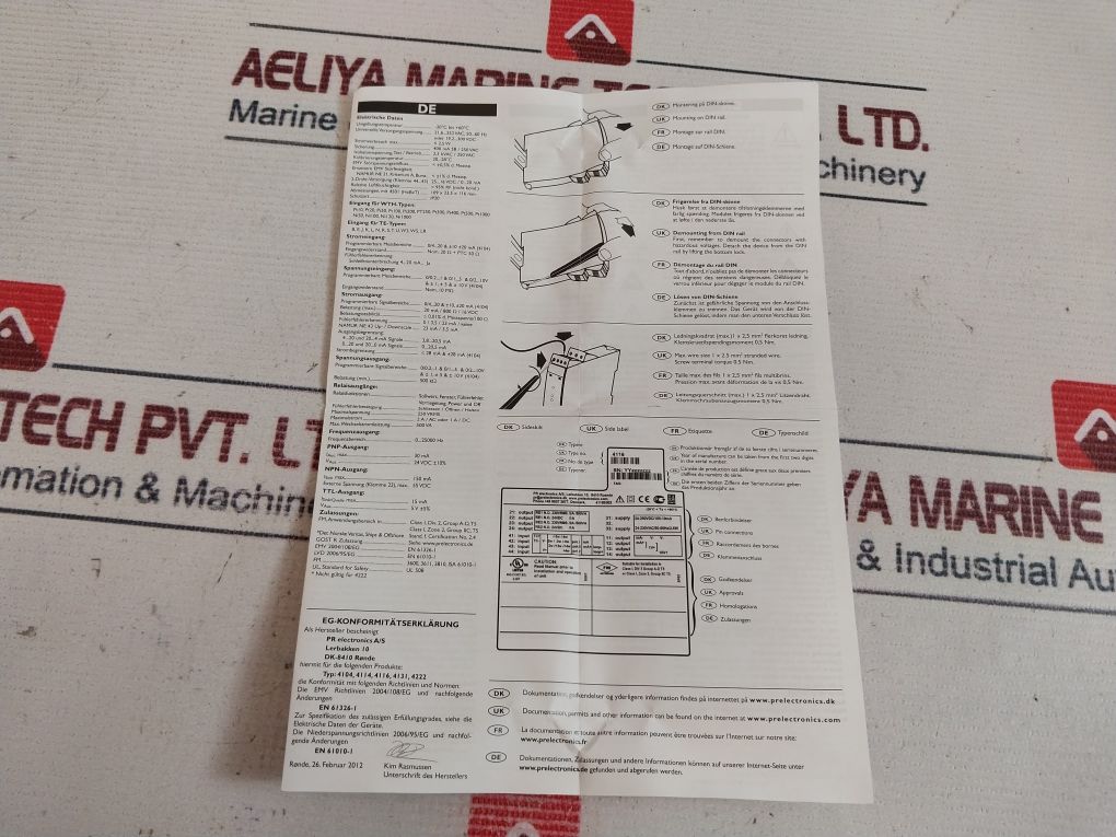 Pr Electronics 4114 Universal Transmitter 2W