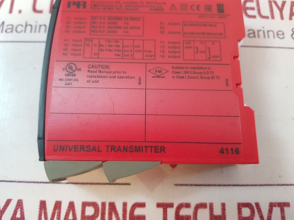 Pr Electronics 4116 Universal Transmitter