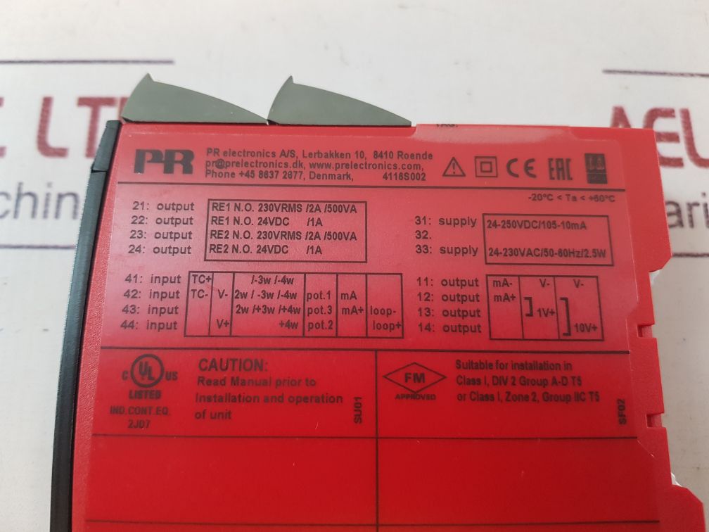 Pr Electronics 4116 Universal Transmitter