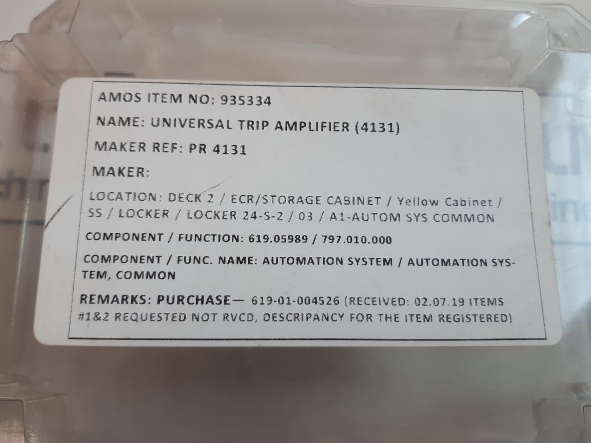 Pr Electronics 4131 Universal Trip Amplifier
