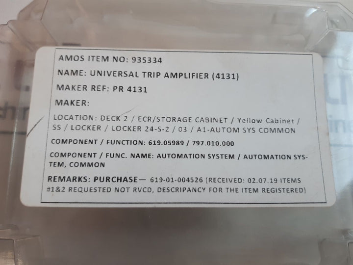 Pr Electronics 4131 Universal Trip Amplifier
