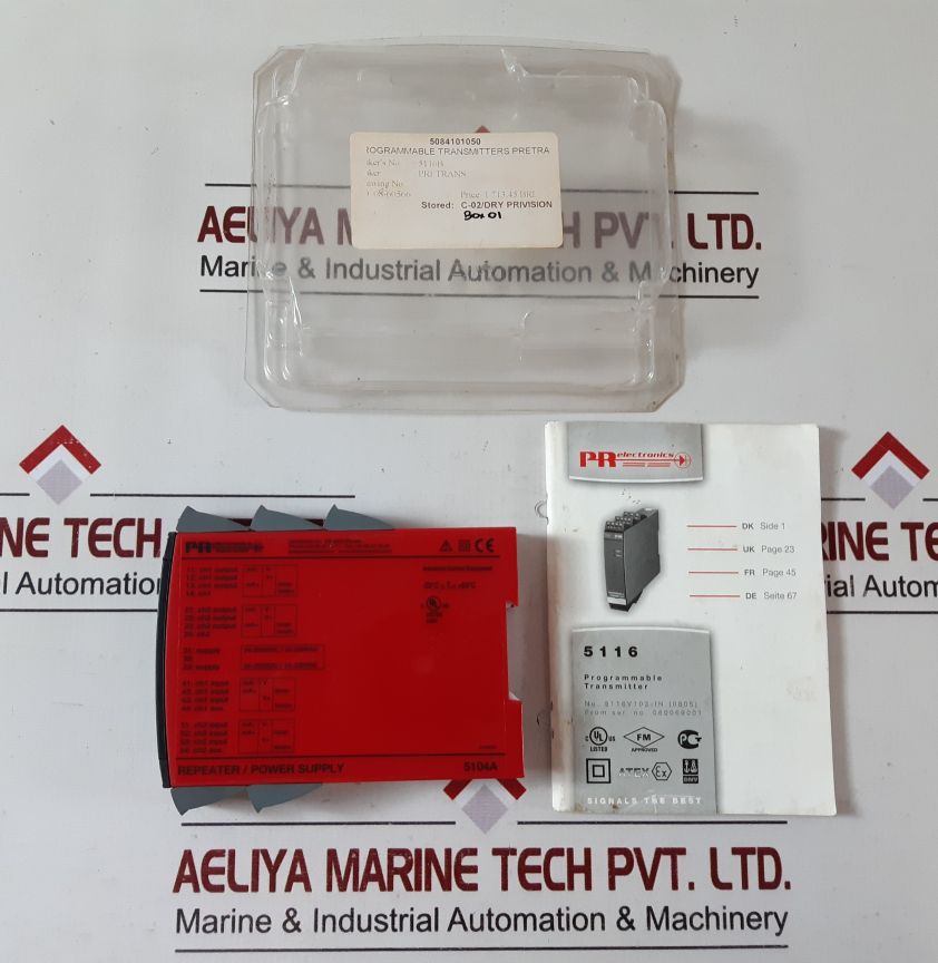 Pr Electronics 5104Ab2A Repeater Power Supply