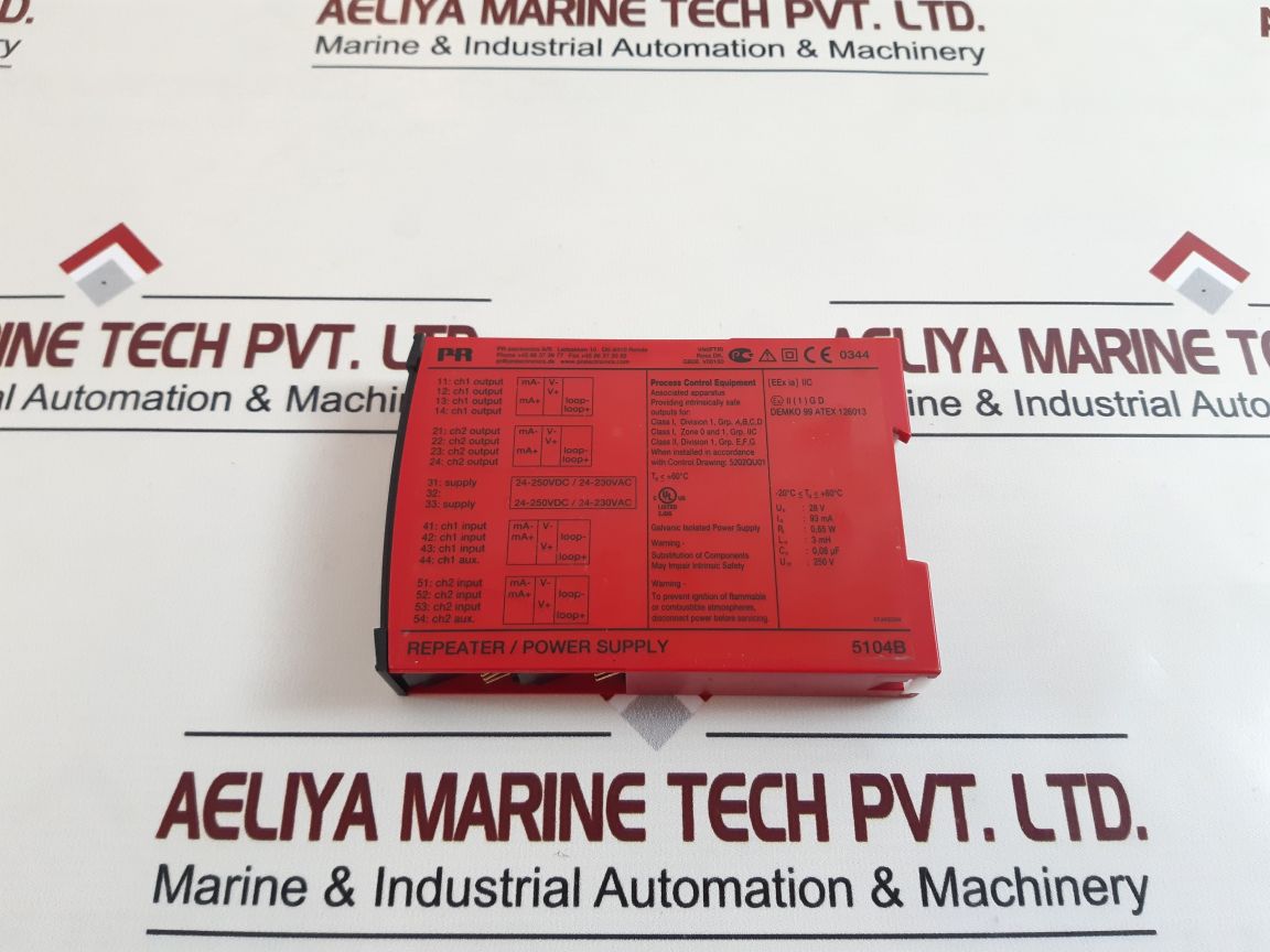 Pr Electronics 5104B RepeaterPower Supply

