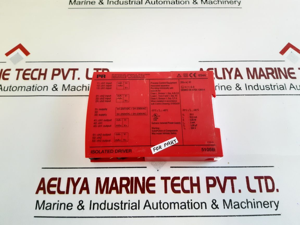 Pr Electronics 5105B Isolated Driver 5105B_B