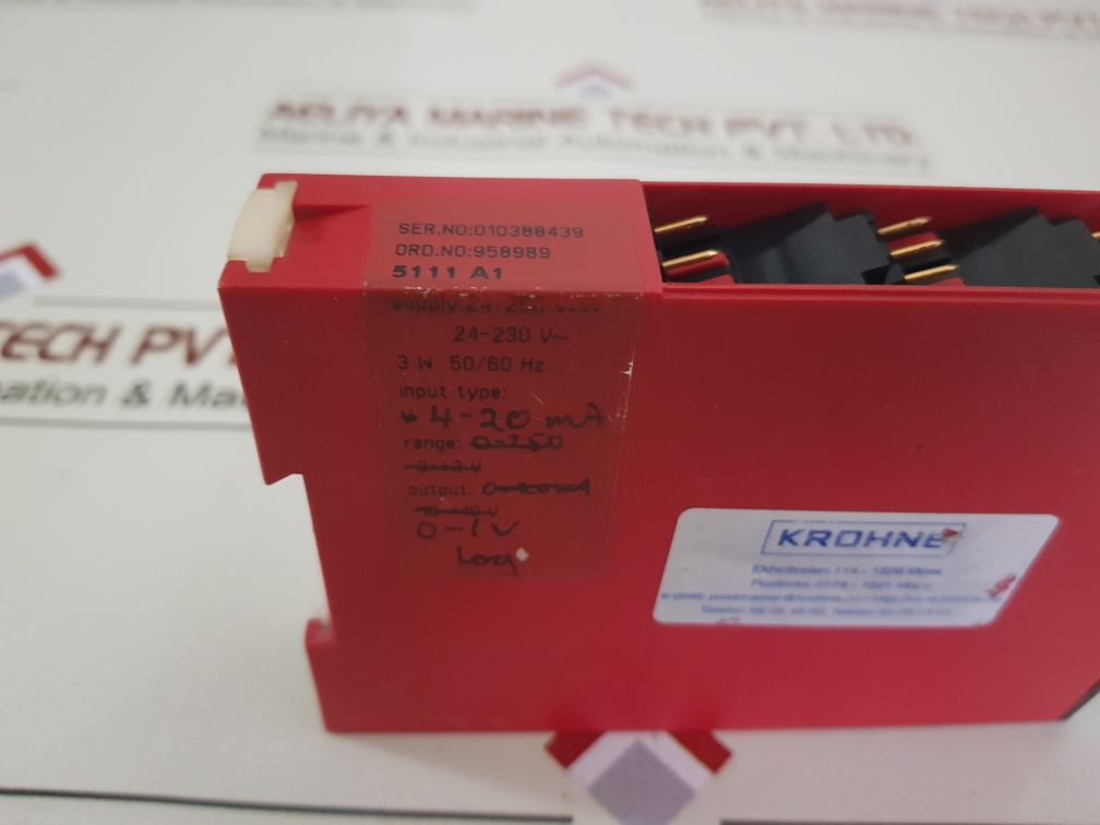 Pr Electronics 5111 Universal Transmitter 5111S307/5111 A1