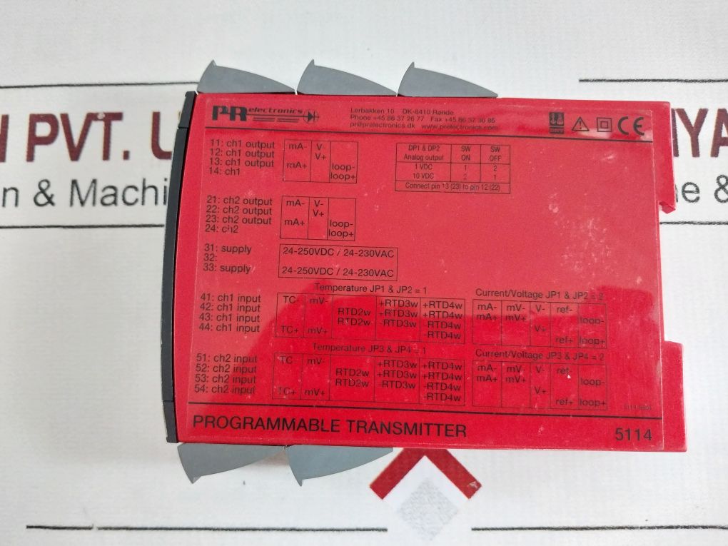 Pr Electronics 5114A Programmable Transmitter 5114A_A