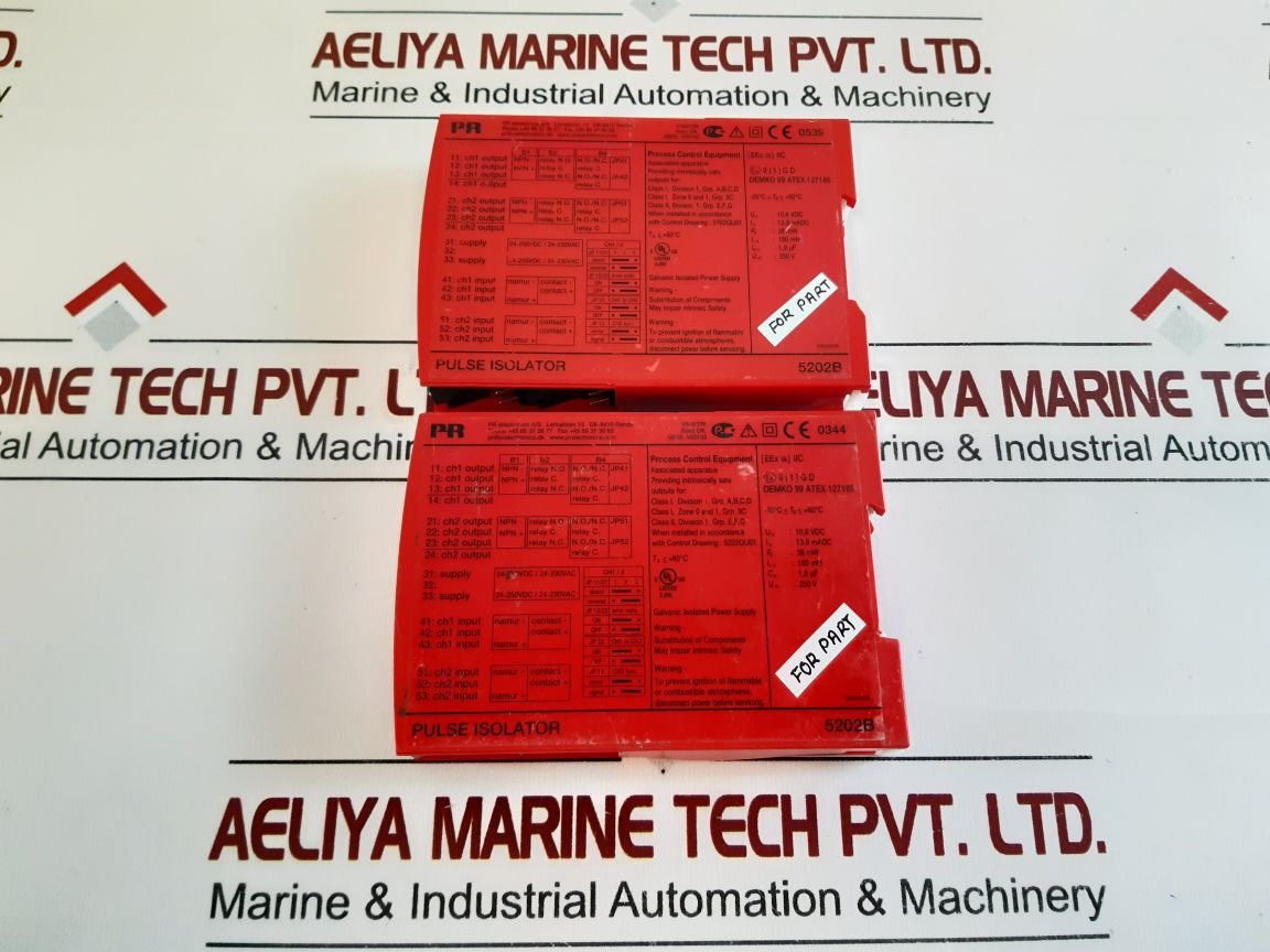 Pr Electronics 5202B Pulse Isolator 5202B2