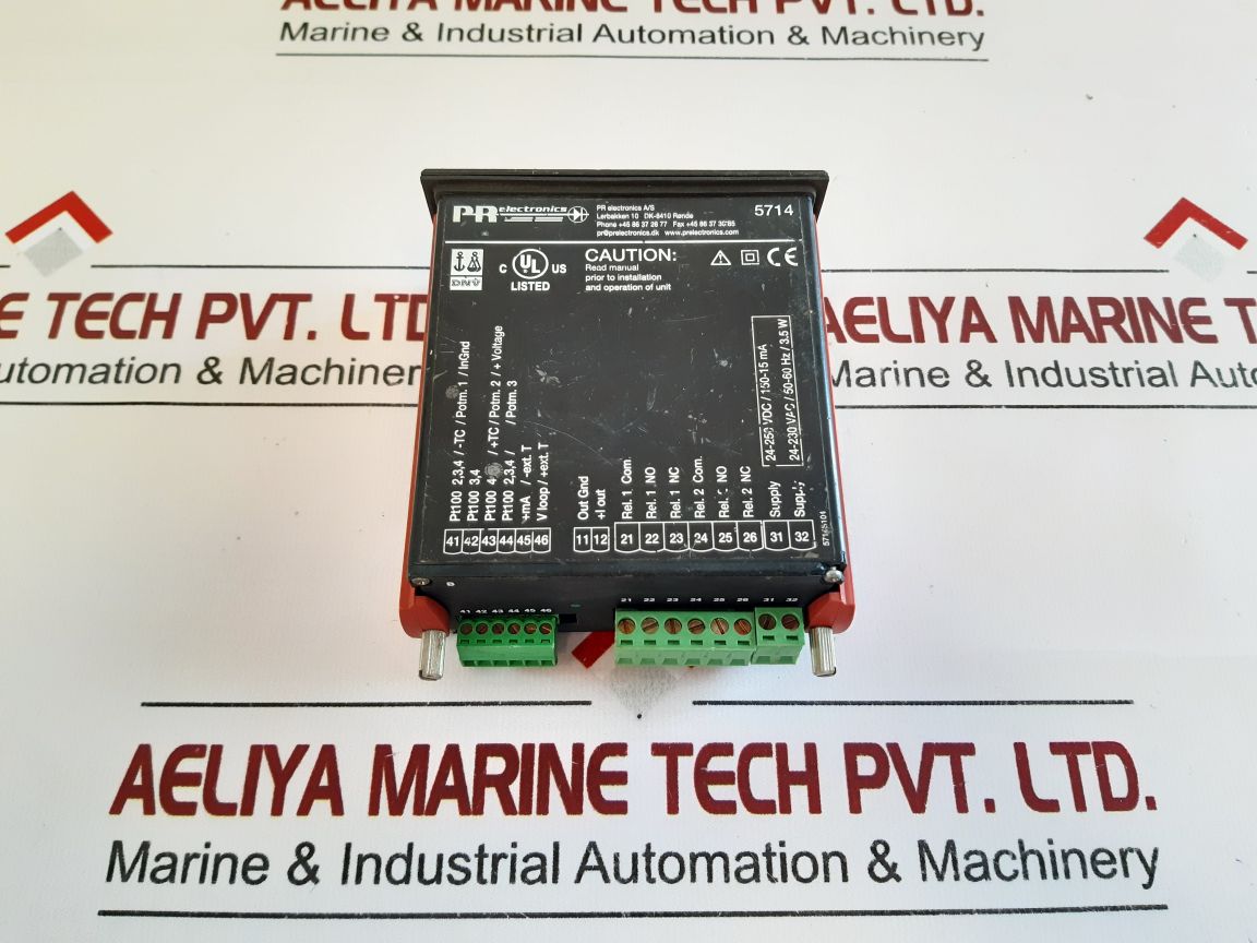 Pr Electronics 5714B Programmable Led Indicator
