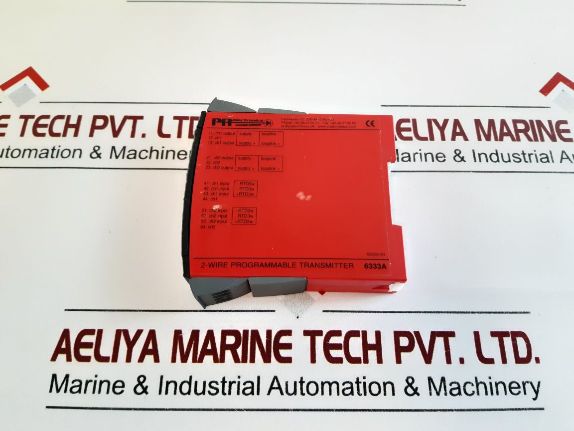 Pr Electronics 6333A 2-wire Programmable Transmitter 6333A1A
