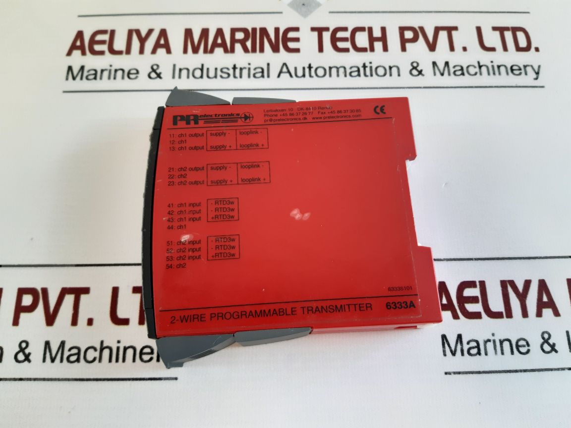 Pr Electronics 6333A 2-wire Programmable Transmitter 6333A1A