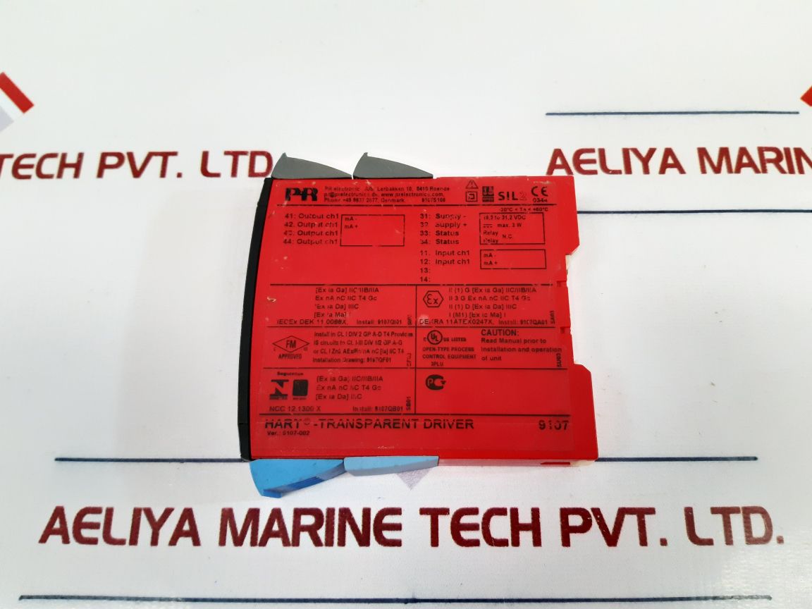 Pr Electronics 9107Ba Hart Transparent Driver