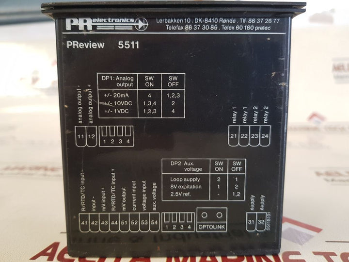 Pr Preview 5511 Panel Meter