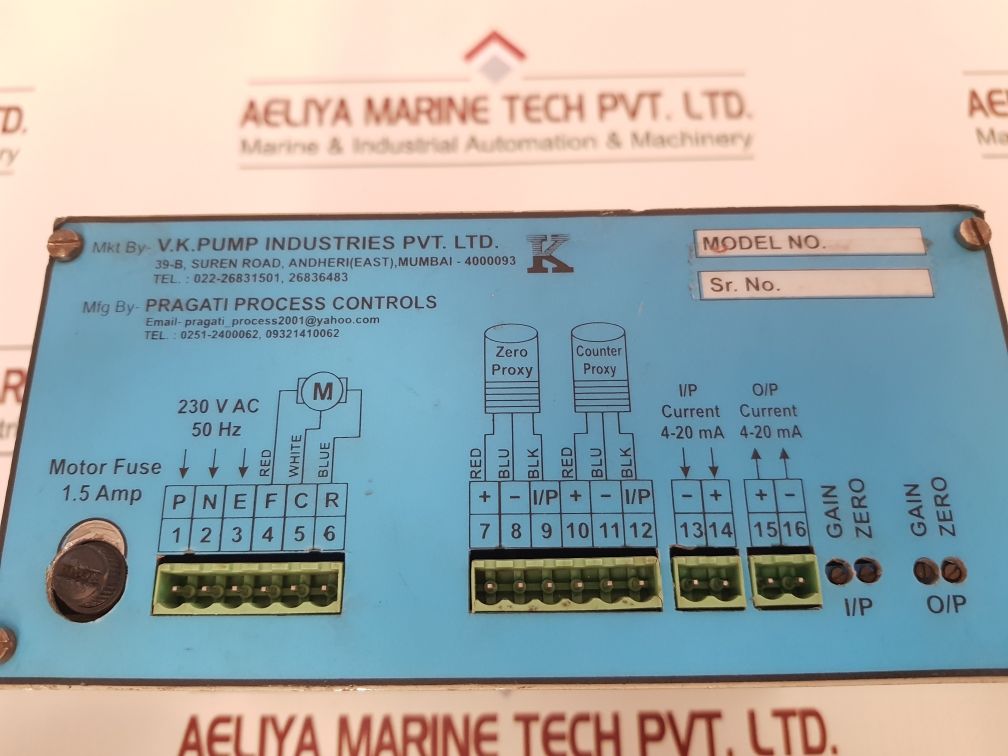 Pragati Process Controls Auto Stroke Controller 230Vac