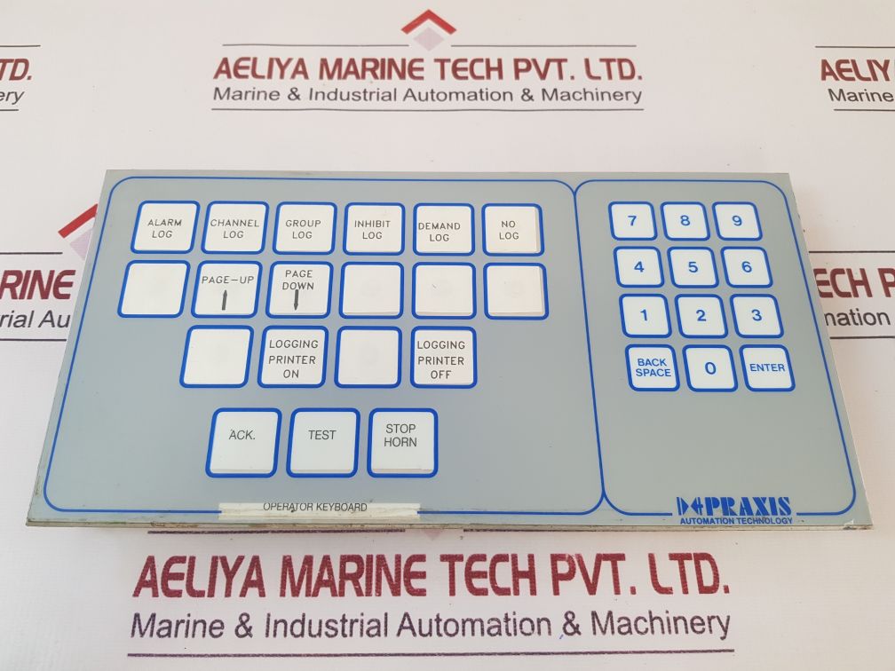 Praxis 93.6.020.000 Operator Keyboard Rev C