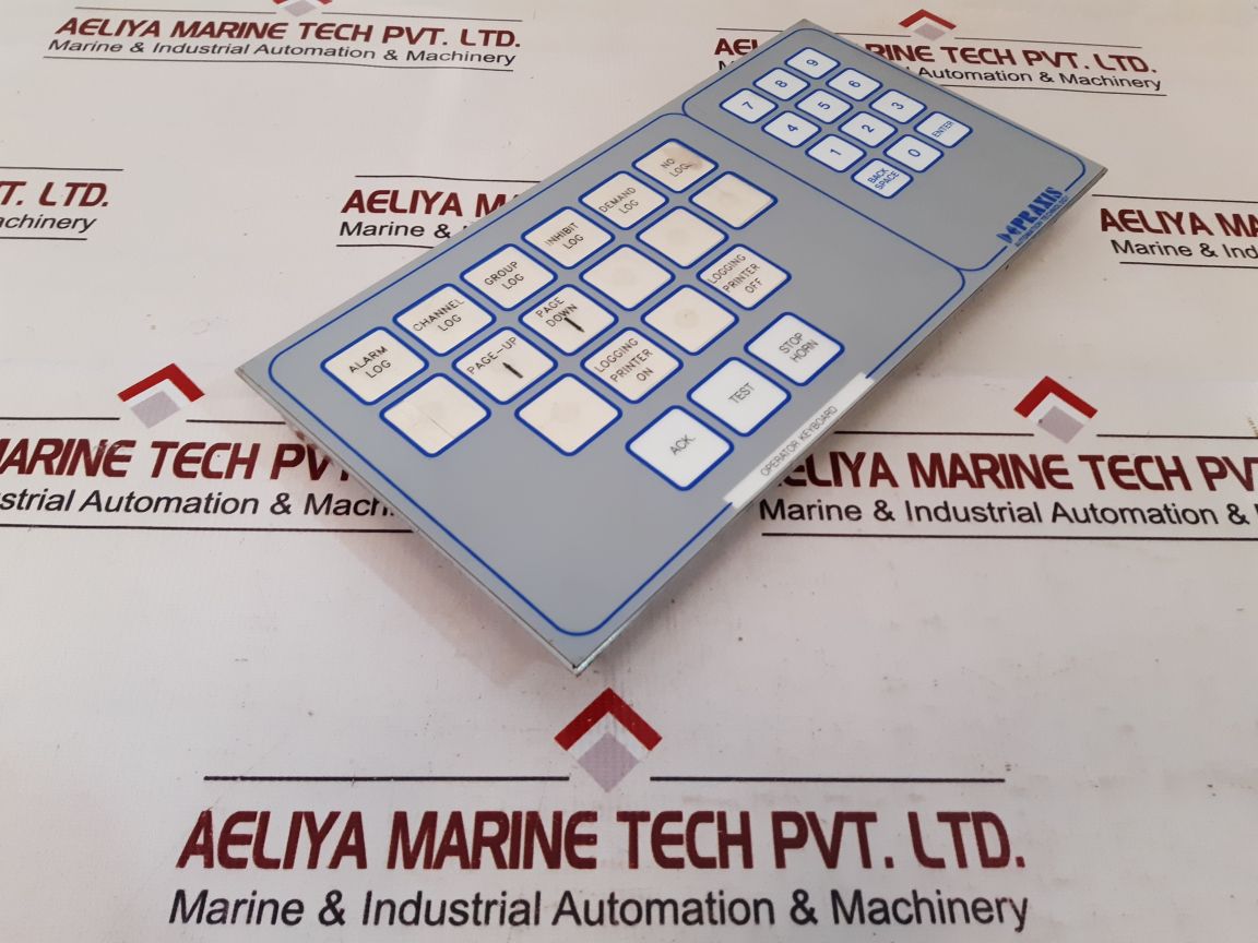 Praxis 93.6.020.000 Operator Keyboard Rev: D