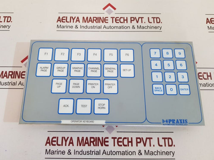 Praxis Automation 93.6.020.000 Operator Keyboard