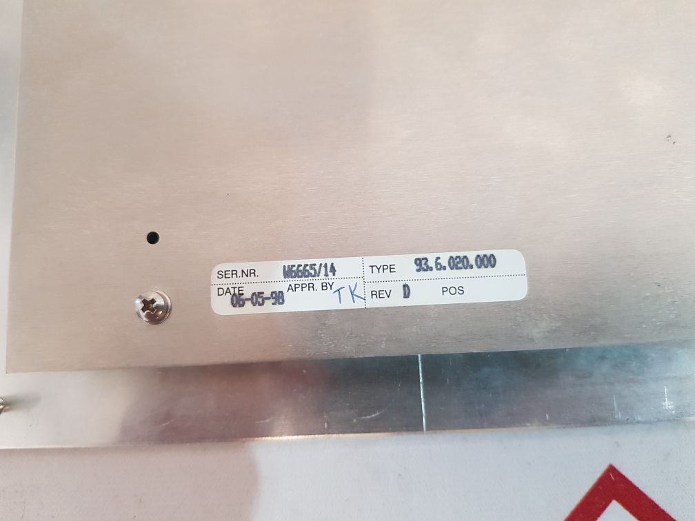 Praxis Automation 93.6.020.000 Operator Keyboard