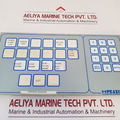 Praxis Automation 93.6.020.000 Rev.D Operator Keyboard